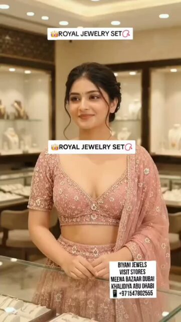 ROYAL JEWELLERY, REGAL LOOK! Make every occasion special with this stunning Royal Jewellery Set Elegant detailing…